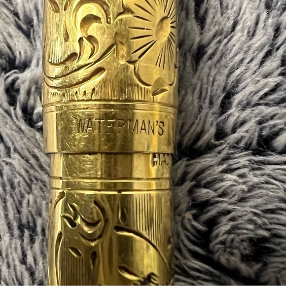 Antique Waterman’s Ideal 0552 ½ V Gold-Filled Filigree Fountain Pen - Picture 4 of 9
